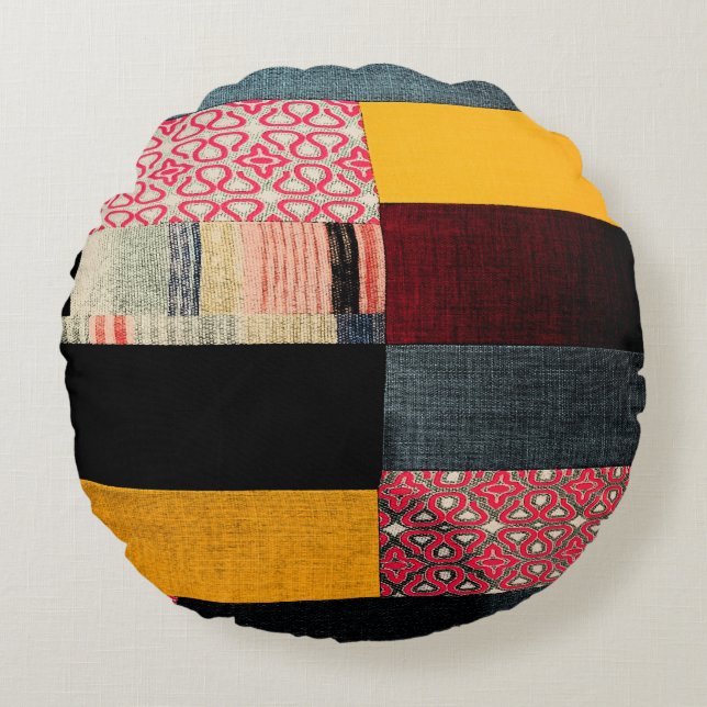 Textuur21 Rond Kussen (Voorkant)