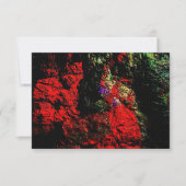 Textuur abstracte Uitnodiging, Recyclen plastic fo Kaart (Voorkant)