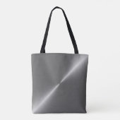 textuur achtergrond banner, metalen tote bag (Achterkant)