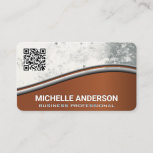 Textuur achtergrond   Bruin   QR Visitekaartje