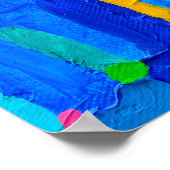 Textuur, achtergrond en kleurrijk Afbeelding van o Poster (Hoek)