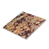 textuur achtergrond oude roestvrije metalen tegeltje (Zijkant)