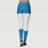 Textuur Argentijnse vlag-leggings. Leggings (Achterkant)