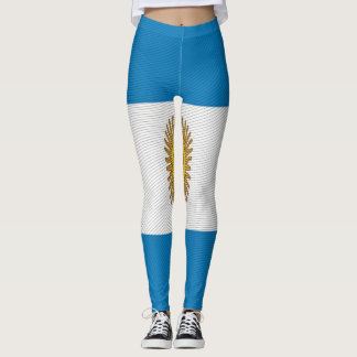 Textuur Argentijnse vlag-leggings. Leggings