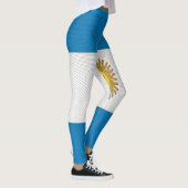 Textuur Argentijnse vlag-leggings. Leggings (Rechts)