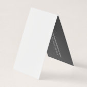 Textuur (beige) visitekaartje (Achterkant)