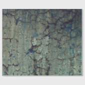 Textuur Blauw bruin  grunge-ontkoppeling Cadeaupapier (Vlak)