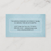 Textuur Blauw / Rand 2 Visitekaartje (Achterkant)