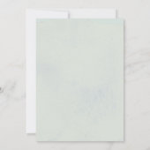 Textuur Blush roze rozen Floral Wedding Kaart (Achterkant)