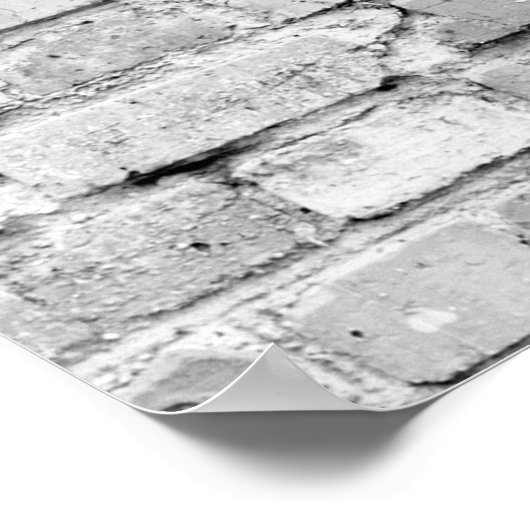 Textuur. Brick backgroundlâoned,architectuur,at Poster (Hoek)