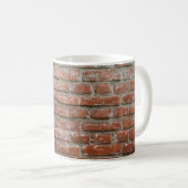 Textuur. Brick. Wall. A background with attritions Koffiemok (Voorkant rechts)