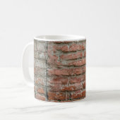 Textuur. Brick. Wall. A background with attritions Koffiemok (Voorkant links)
