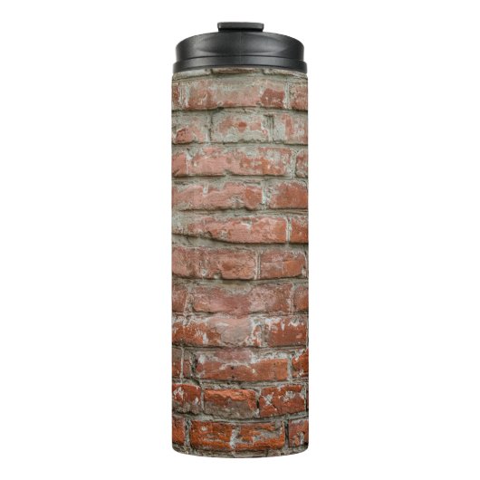 Textuur. Brick. Wall. A background with attritions Thermosbeker (Voorkant)