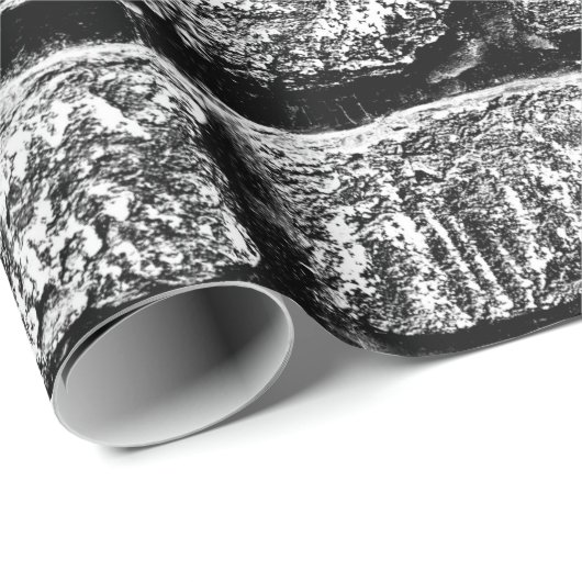 Textuur, brick, wall background. Brick texwit Cadeaupapier (Rol Hoek)