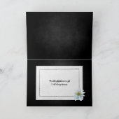 textuur Dank u manuscript op Zwart Kaart (Binnen)