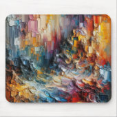 Textuur dik verfpatroon muismat (Voorkant)