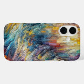 Textuur Dikke Verf Abstract Case-Mate iPhone Case (Achterkant (horizontaal))