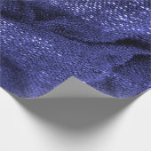 Textuur. Donkerblauw weefsel. Decoratieve achtergr Cadeaupapier (Hoek)