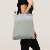 Textuur en kant van textiel  tote bag (Dichtbij)