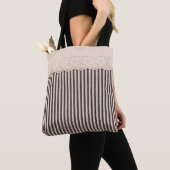 Textuur en kant van textiel voor achtergrond tote bag (Dichtbij)