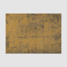 Textuur  Golden Yellow Black Grunge Tissuepapier