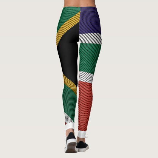 Textuur : graf Leggings Zuid-Afrika vlag (Achterkant)