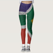Textuur : graf Leggings Zuid-Afrika vlag (Voorkant)