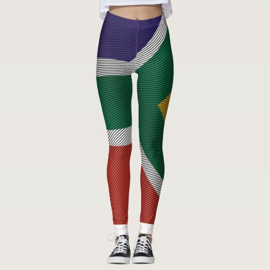 Textuur : graf Leggings Zuid-Afrika vlag (Voorkant)