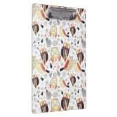 Textuur grappige uil klembord (Rechts)