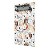 Textuur grappige uil mini klembord (Angled2)