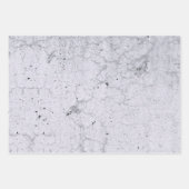 Textuur Grijze zwart-wit  Rustic-ontkoppeling Inpakpapier Vel (Voorkant)