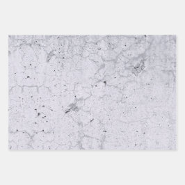 Textuur Grijze zwart-wit  Rustic-ontkoppeling Inpakpapier Vel