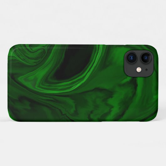 textuur groene collecties van malachietsteen Case-Mate iPhone case (Achterkant (horizontaal))