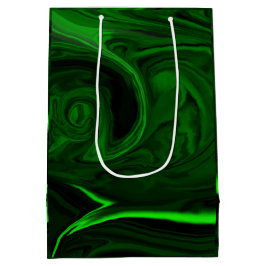 textuur groene collecties van malachietsteen medium cadeauzakje