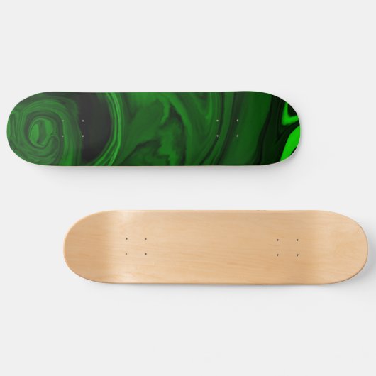 textuur groene collecties van malachietsteen persoonlijk skateboard (Horizontaal)