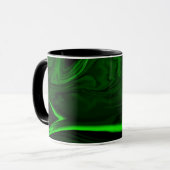 textuur groene malachiet steenverzamelingen mok (Voorkant links)