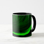 textuur groene malachiet steenverzamelingen mok (Voorkant rechts)