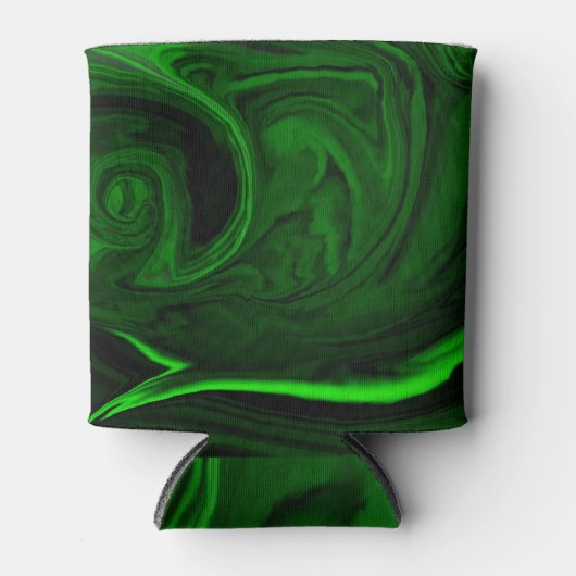 textuur groene malachietgordel sluiting blikjeskoeler (Voorkant)