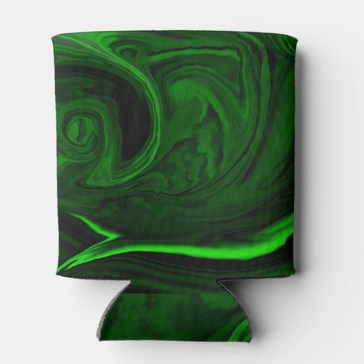 textuur groene malachietgordel sluiting blikjeskoeler (Achterkant)