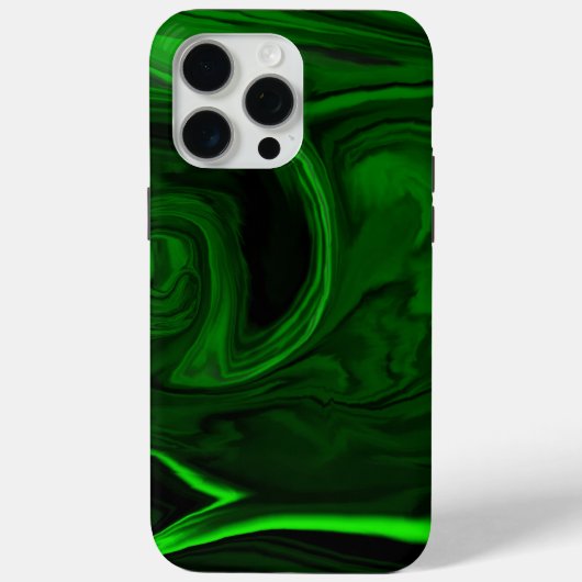 textuur groene malachietsteen Case-Mate iPhone case (Achterkant)