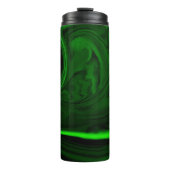 textuur groene malachietsteen thermosbeker (Voorkant)