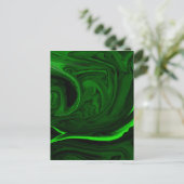 textuur groene malachite briefkaart (Staand voorkant)