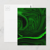 textuur groene malachite briefkaart (Voorkant / Achterkant)