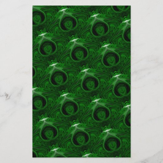 textuur groene malachite briefpapier (Voorkant)
