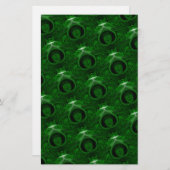 textuur groene malachite briefpapier (Voorkant / Achterkant)
