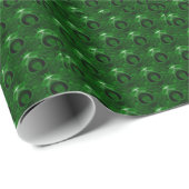 textuur groene malachite cadeaupapier (Rol Hoek)