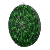 textuur groene malachite dartbord (Voorkant Rechts)