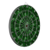 textuur groene malachite dartbord (Voorkant Links)