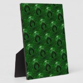 textuur groene malachite fotoplaat (Zijkant)