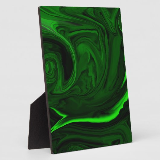 textuur groene malachite fotoplaat (Zijkant)